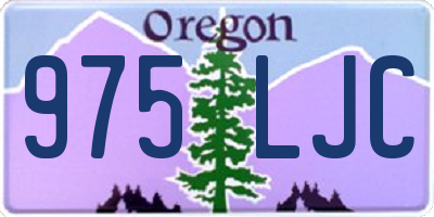 OR license plate 975LJC