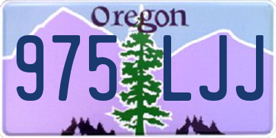 OR license plate 975LJJ