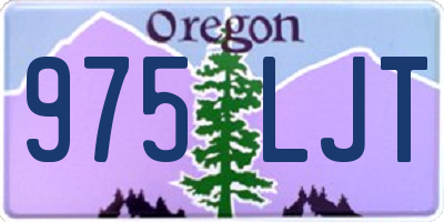 OR license plate 975LJT