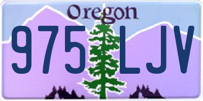 OR license plate 975LJV