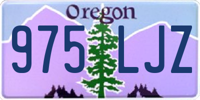 OR license plate 975LJZ