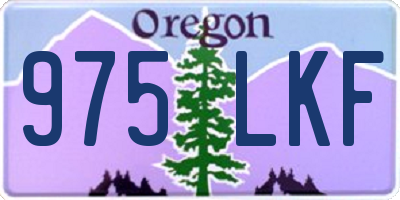 OR license plate 975LKF