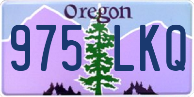 OR license plate 975LKQ