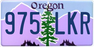 OR license plate 975LKR