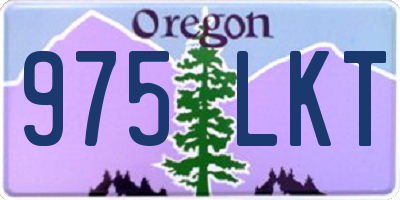 OR license plate 975LKT