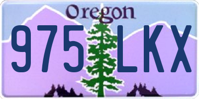 OR license plate 975LKX