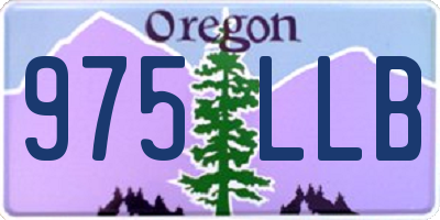 OR license plate 975LLB