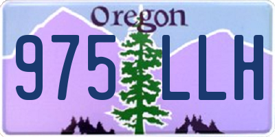 OR license plate 975LLH