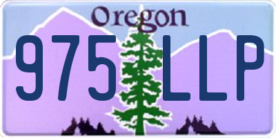 OR license plate 975LLP