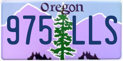 OR license plate 975LLS