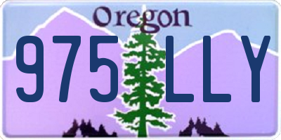 OR license plate 975LLY