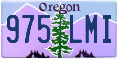 OR license plate 975LMI
