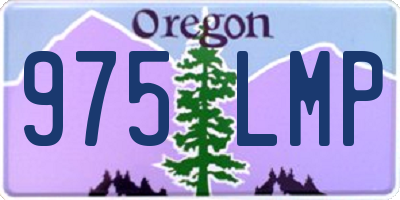 OR license plate 975LMP
