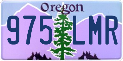 OR license plate 975LMR