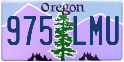 OR license plate 975LMU