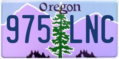 OR license plate 975LNC