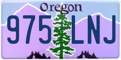 OR license plate 975LNJ