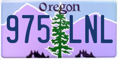 OR license plate 975LNL