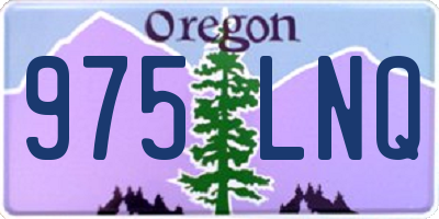 OR license plate 975LNQ