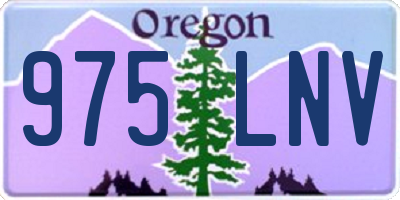 OR license plate 975LNV