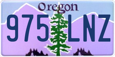 OR license plate 975LNZ