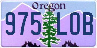 OR license plate 975LOB