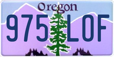OR license plate 975LOF