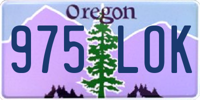 OR license plate 975LOK
