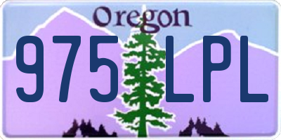 OR license plate 975LPL