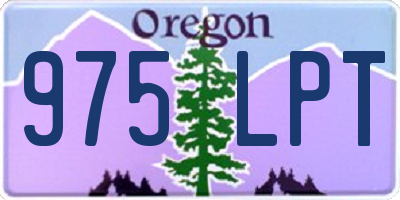 OR license plate 975LPT