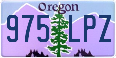 OR license plate 975LPZ