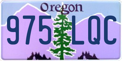 OR license plate 975LQC