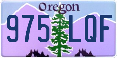 OR license plate 975LQF