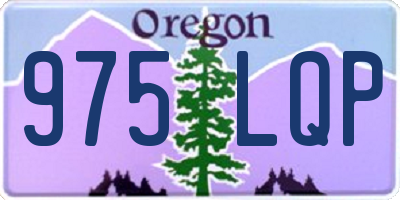 OR license plate 975LQP