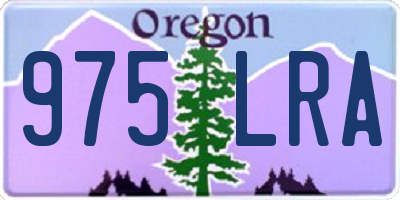 OR license plate 975LRA