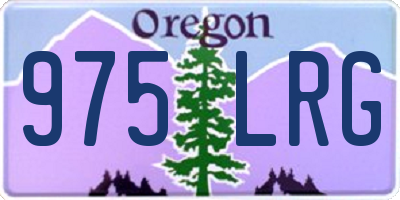 OR license plate 975LRG