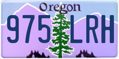 OR license plate 975LRH