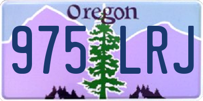 OR license plate 975LRJ