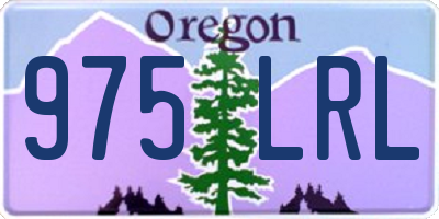 OR license plate 975LRL