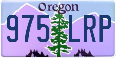 OR license plate 975LRP