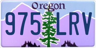 OR license plate 975LRV