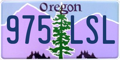 OR license plate 975LSL