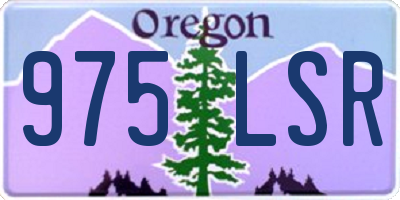 OR license plate 975LSR