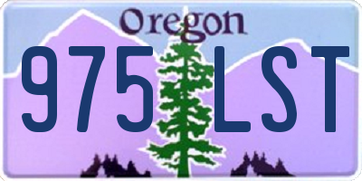 OR license plate 975LST