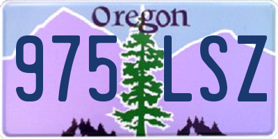 OR license plate 975LSZ