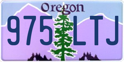 OR license plate 975LTJ