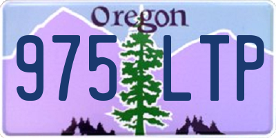 OR license plate 975LTP