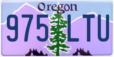 OR license plate 975LTU