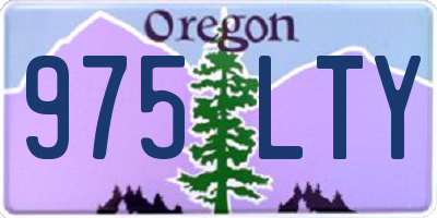 OR license plate 975LTY