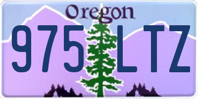 OR license plate 975LTZ